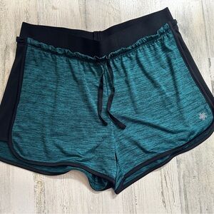 TekGear Drytek Teal Athletic Running Workout Shorts Womens‎ Size Medium